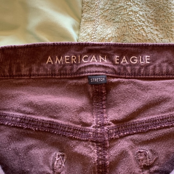 AEO, 90’s straight corduroy brown jeans: size 8 - Picture 4 of 5